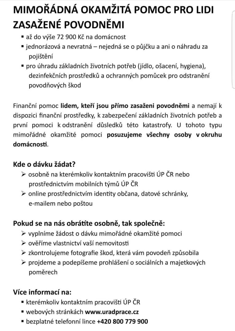 Mimořádná pomoc