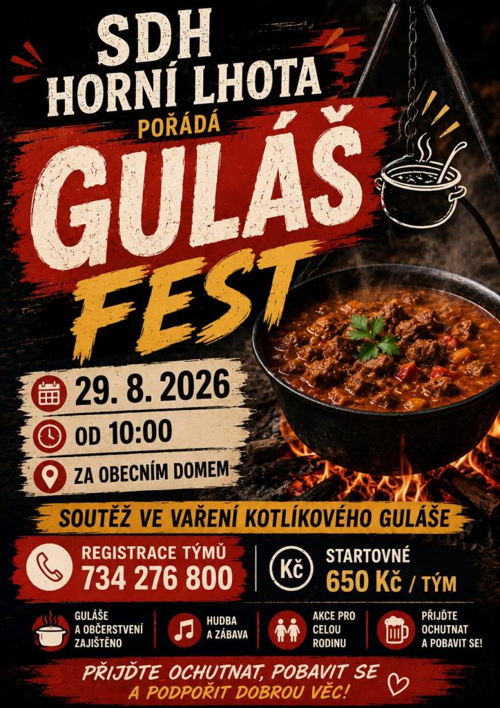 zábavná akce s hudbou a občerstvením