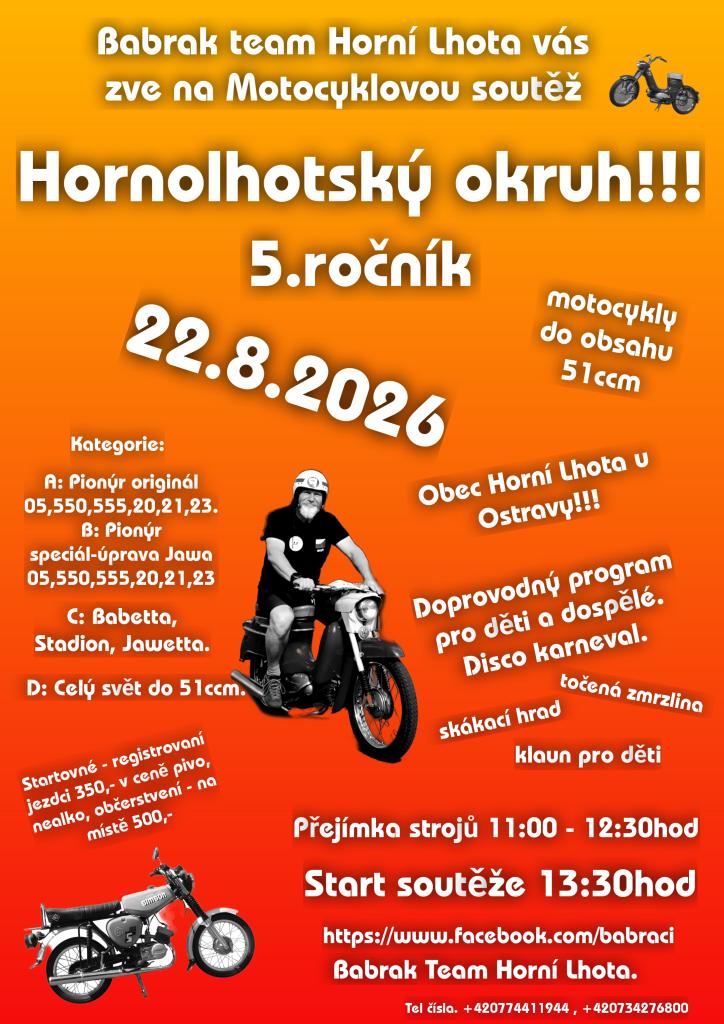 motocyklová soutěž